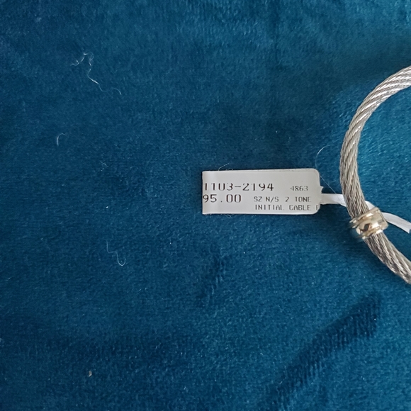 Initial "D" Cable Stylish design Bracelet - Picture 3 of 3